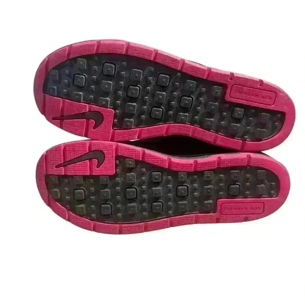 2012 Nike 524876-003 Youth ACG Woodside Pink Black Gray Leather Boots Sz 6Y‎ - Picture 5 of 6